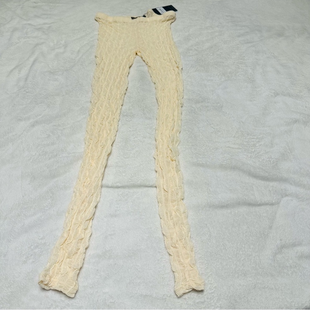 ICON Sheer Beige Swim Coverup Leggings
